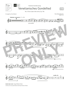 Venetianisches Gondellied von Felix Mendelssohn (Download) 