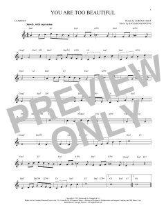 You Are Too Beautiful von Richard Rodgers (Download) 