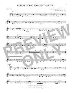 You're Going To Lose That Girl von The Beatles (Download) 