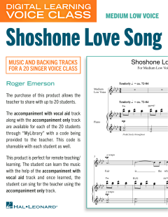 Shoshone Love Song (Download) 