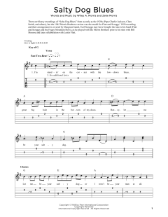 Salty Dog Blues von Zeke Morris (Download) 
