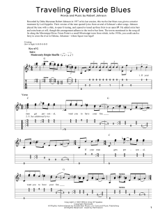 Traveling Riverside Blues von Robert Johnson (Download) 