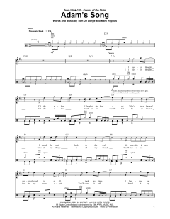 Adam's Song von Blink 182 (Download) 