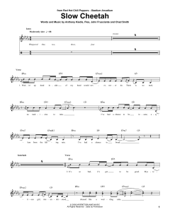 Slow Cheetah von Red Hot Chili Peppers (Download) 