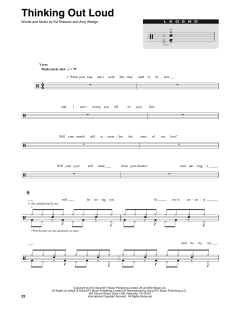 Thinking Out Loud von Ed Sheeran (Download) 