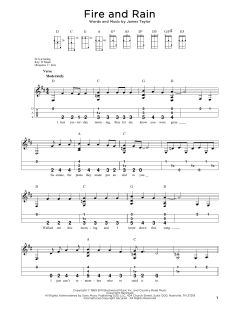Fire And Rain von James Taylor (Download) 