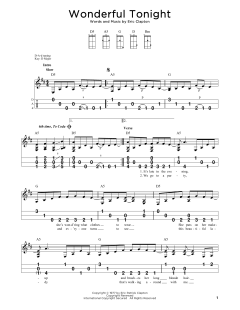 Wonderful Tonight von Eric Clapton (Download) 