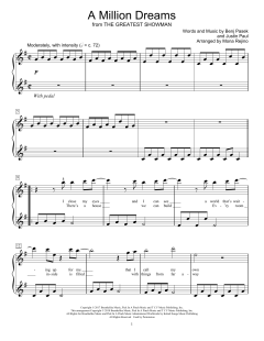 A Million Dreams von Benj Pasek (Download) 