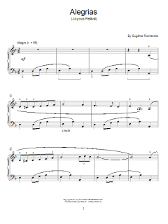 Alegrias von Eugénie Rocherolle (Download) 
