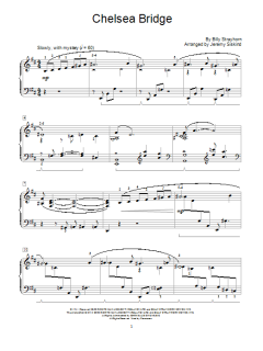 Chelsea Bridge von Billy Strayhorn (Download) 
