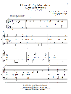 Climb Ev'ry Mountain von Richard Rodgers (Download) 