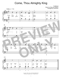 Come, Thou Almighty King von Felice de Giardini (Download) 