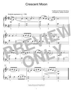 Crescent Moon von Traditional Chinese Folk Song (Download) 