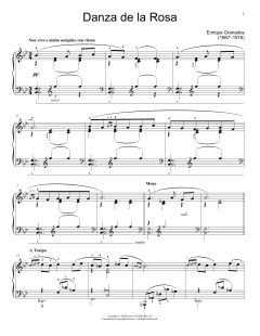 Danza de la Rosa von Enrique Granados (Download) 