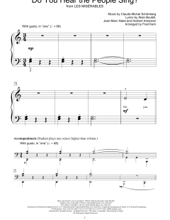 Do You Hear The People Sing? von Bill Boyd (Download) 