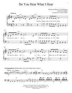 Do You Hear What I Hear von Noel Regney (Download) 