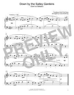 Down By The Salley Gardens von Traditional Irish Folk Song (Download) 