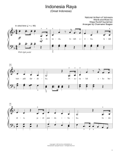 Great Indonesia von Wage Rudolf Supratman (Download) 