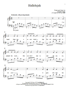 Hallelujah von Leonard Cohen (Download) 