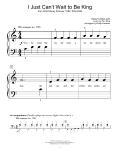 I Just Can't Wait To Be King von Tim Rice (Download) 