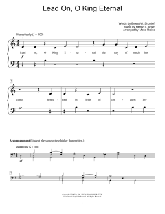 Lead On, O King Eternal von Henry Thomas Smart (Download) 