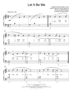 Let It Be Me von Elvis Presley (Download) 