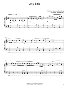 Let's Sing von Traditional Japanese Folk Song (Download) 