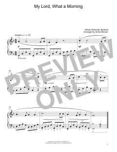 My Lord, What A Morning (Download) 