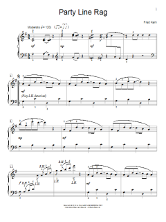 Party Line Rag von Fred Kern (Download) 