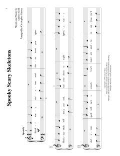Spooky Scary Skeletons von Andrew Gold (Download) 