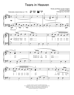 Tears In Heaven von Eric Clapton (Download) 