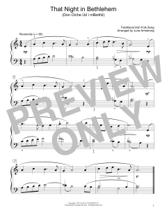 That Night In Bethlehem von Traditional Irish Folk Song (Download) 