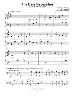The Bare Necessities von Terry Gilkyson (Download) 