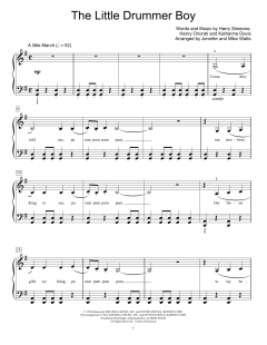 The Little Drummer Boy von Katherine Kennicott Davis (Download) 
