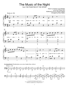The Music Of The Night von Charles Hart (Download) 