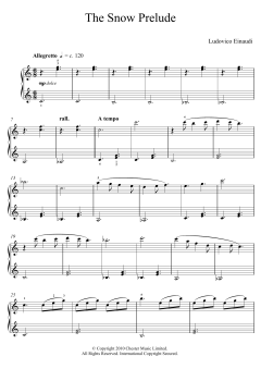 The Snow Prelude No. 3 In C Major von Ludovico Einaudi (Download) 