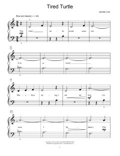 Tired Turtle von Jennifer Linn (Download) 