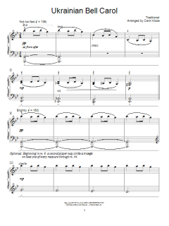 Ukrainian Bell Carol (Download) 