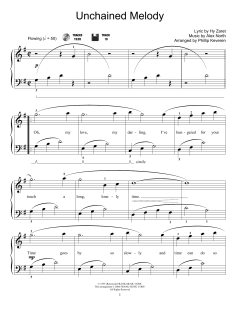 Unchained Melody von Hy Zaret (Download) 