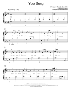 Your Song von Elton John (Download) 
