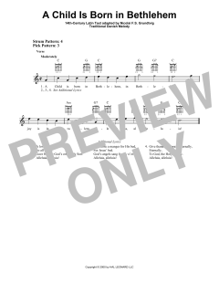 A Child Is Born In Bethlehem von Traditional Danish Melody (Download) 