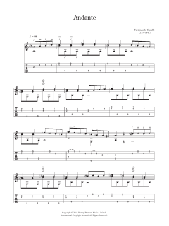 Andante von Ferdinando Carulli (Download) 