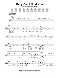 Baby Can I Hold You von Tracy Chapman (Download) 