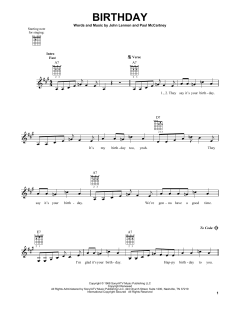 Birthday von The Beatles (Download) 