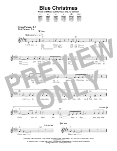 Blue Christmas von Elvis Presley (Download) 