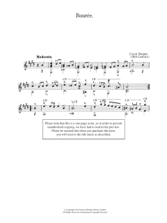 Bouree von Count Bergen (Download) 