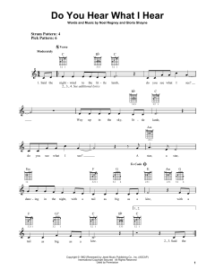 Do You Hear What I Hear von Noel Regney (Download) 