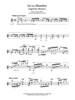 En La Alhambra von Isaac Albéniz (Download) 