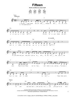 Fifteen von Taylor Swift (Download) 