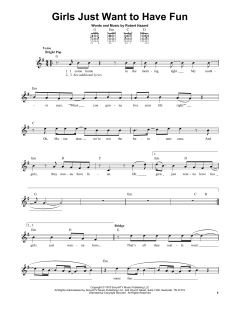 Girls Just Want To Have Fun von Cyndi Lauper (Download) 